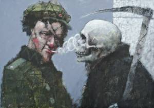 MARCZUKIEWICZ Adam Żołnierz puszczający kółka (śmierci prosto w twarz) (2012)