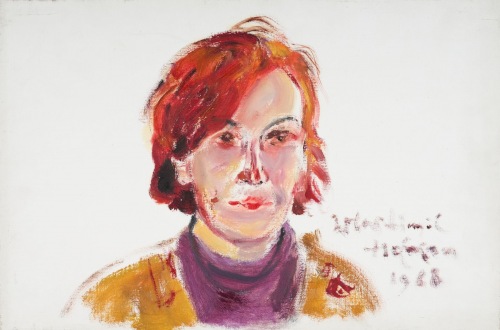 HOFMAN Wlastimil Portret rudowłosej (1968)