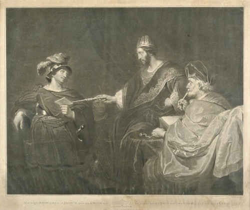 WARD William Król Dawid posyła Uriasza z listem do Joaba (1792)